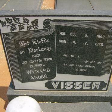 VISSER Wynand André 1962-1979