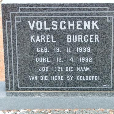 VOLSCHENK Karel Burger 1939-1982
