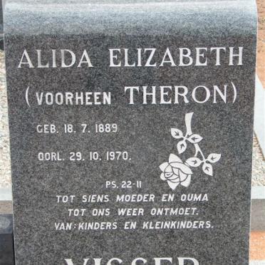 VISSER Alida Elizabeth nee THERON 1889-1970