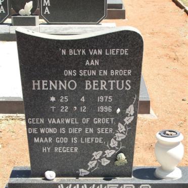VIVIERS Henno Bertus 1975-1996