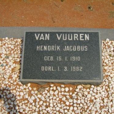 VUUREN Hendrik Jacobus, van 1910-1982
