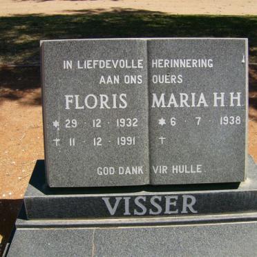VISSER Floris 1932-1991 &amp; Maria H.H. 1938-