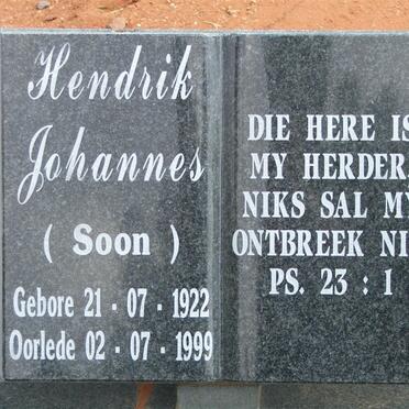 VERMEULEN Hendrik Johannes 1922-1999