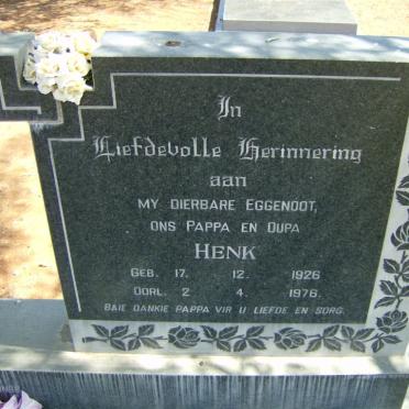VYVER Henk, van der 1926-1976 &amp; Ria 1930-2003