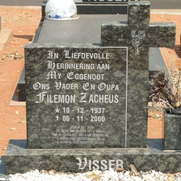 VISSER Filemon Zacheus 1937-2000
