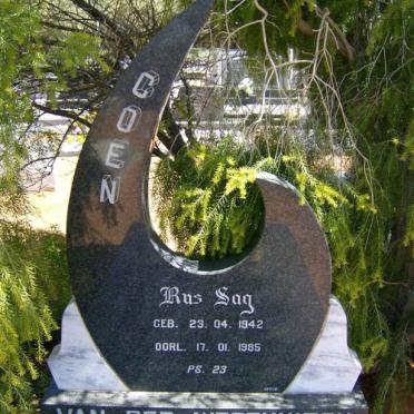 WESTHUIZEN Coen, van der 1942-1985