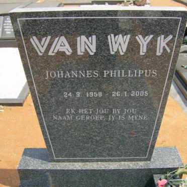 WYK Johannes Phillipus, van 1958-2005