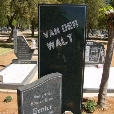 WALT Venter, van der 1968-1990