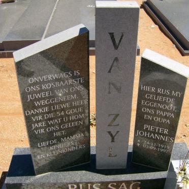 ZYL Pieter Johannes, van 1919-1997