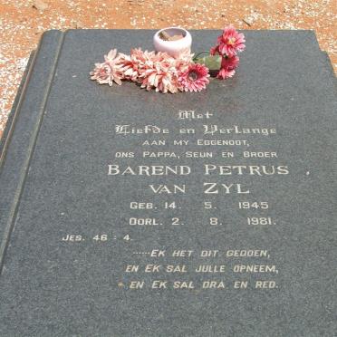 ZYL Barend Petrus, van 1945-1981