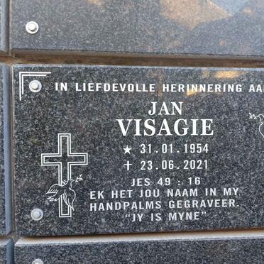 VISAGIE Jan 1954-2021