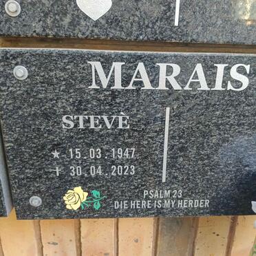 MARAIS Steve 1947-2023