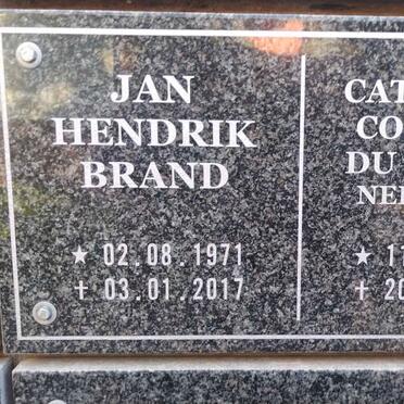 PLESSIS Catherina Cornelia, du nee BRAND 1964-2020 :: BRAND Jan Hendrik 1971-2017 