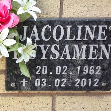 HUYSAMEN Jacoline 1962-2012