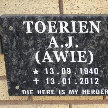 TOERIEN A.J. 1940-2012