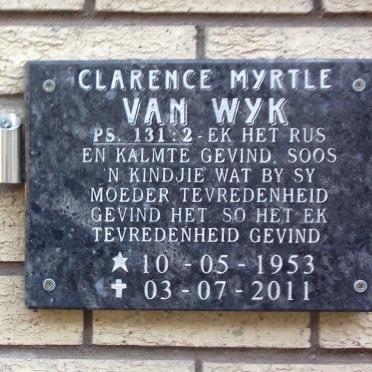 WYK Clarence Myrtle, van 1953-2011