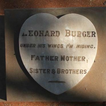 BURGER Leonard