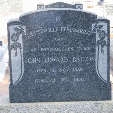 DALTON John Edward 1889-1958