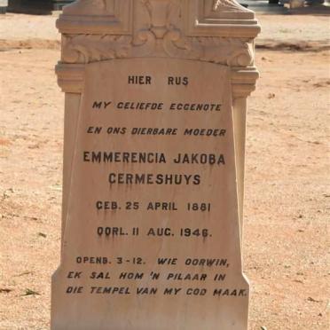 GERMESHUYS Emmerencia Jakoba 1881-1946