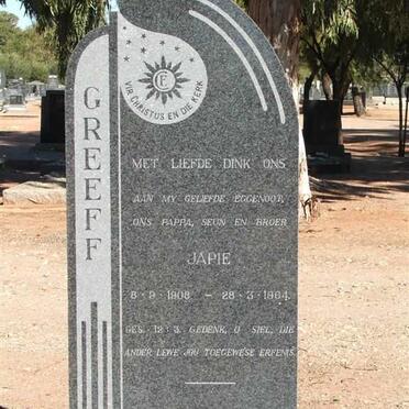 GREEFF Japie 1908-1964