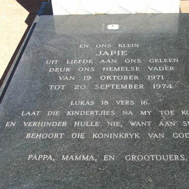 GREEFF Japie 1971-1974