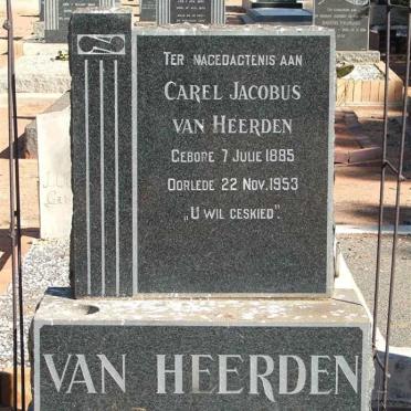 HEERDEN Carel Jacobus, van 1885-1953