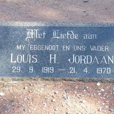 JORDAAN Louis H. 1919-1970