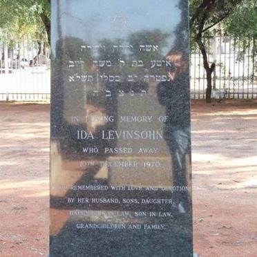 LEVINSOHN Ida -1970