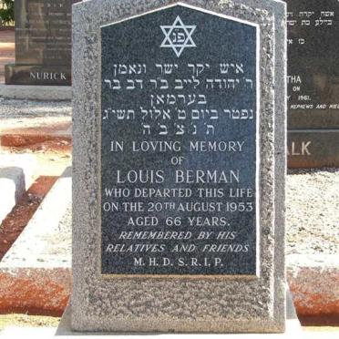 BERMAN Louis -1953
