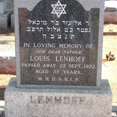 LENHOFF Louis -1922