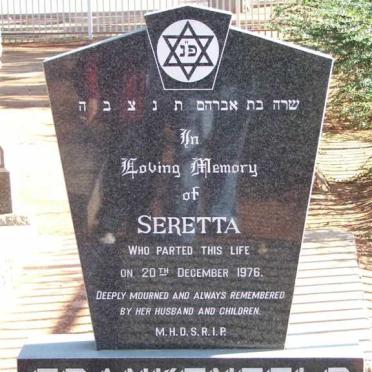 FRANKENFELD Seretta -1976