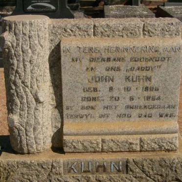 KUHN Johan 1895-1954