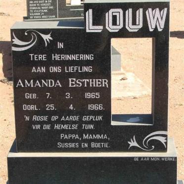 LOUW Amanda Esther 1965-1966