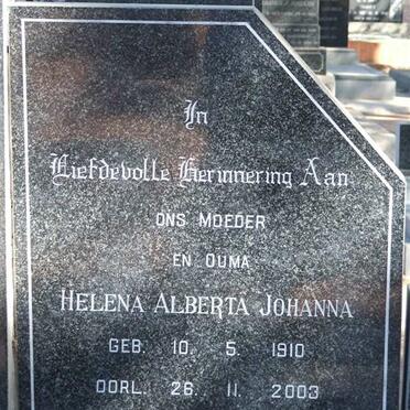 LOOTS Helena Alberta Johanna 1910-2003