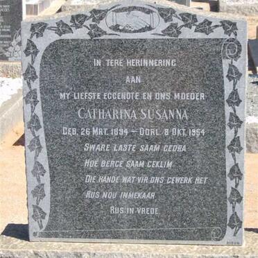 LOOTS Catharina Susanna 1894-1954