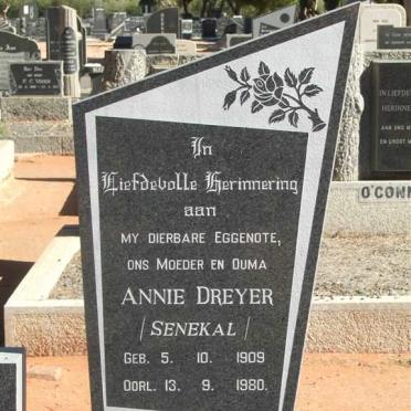 MERWE Annie, van der nee DREYER 1909-1980
