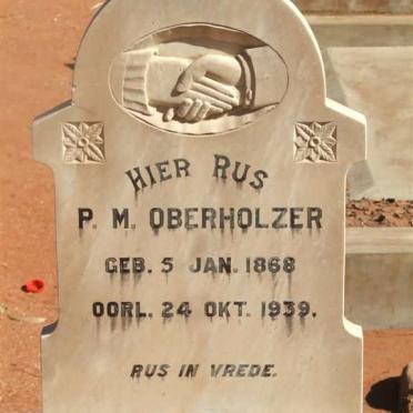 OBERHOLZER P.M. 1868-1939