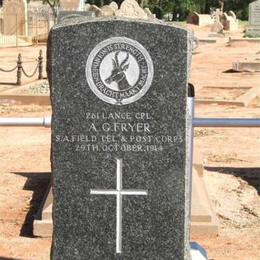 FRYER A.G. -1914