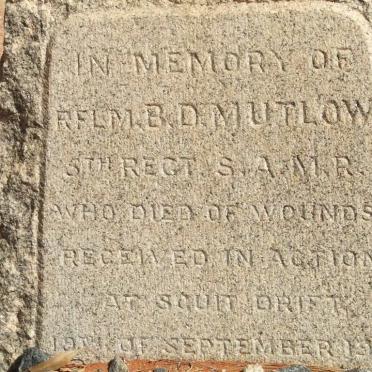 MUTLOW B. D. -1914