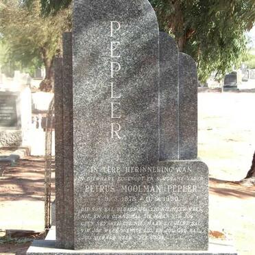 PEPLER Petrus Moolman 1878-1950