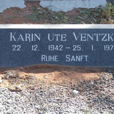 VENTZKE Karin Ute 1942-1978
