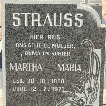 STRAUSS Martha Maria 1888-1973
