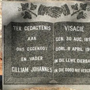 VISAGIE Gilliam Johannes 1893-1961