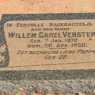 VERSTER Willem Carel 1872-1950