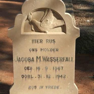 WASSERFALL Jacoba M. 1867-1942