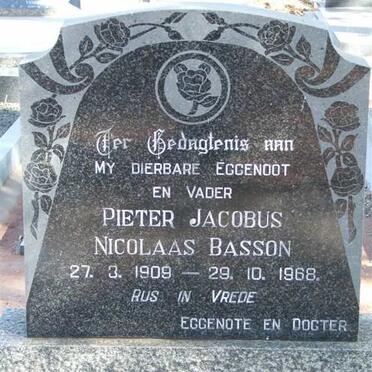 BASSON Pieter Jacobus Nicolaas 1909-1968