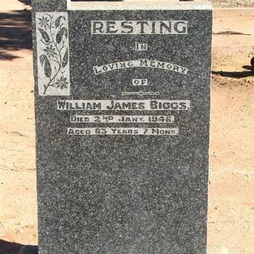 BIGGS William James -1946