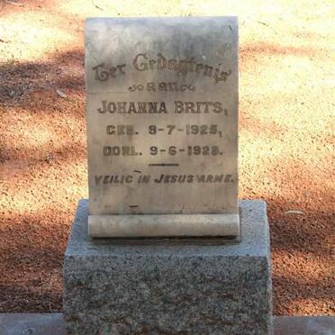 BRITS Johanna 1925-1928