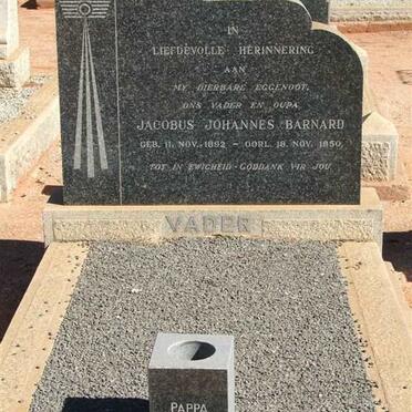 BARNARD Jacobus Johannes 1892-1950