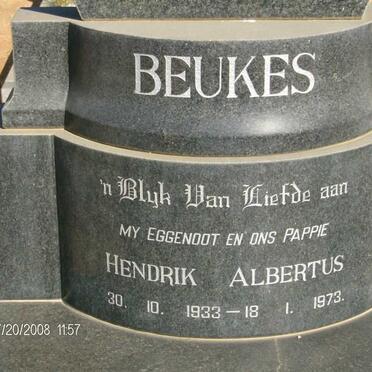 BEUKES Hendrik Albertus 1933-1973
